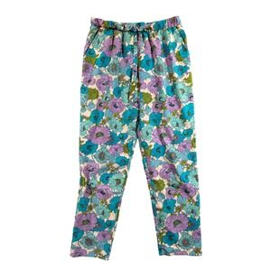 Josie Natori Boheme Wanderlust Pants Size S Polyester Spandex Floral